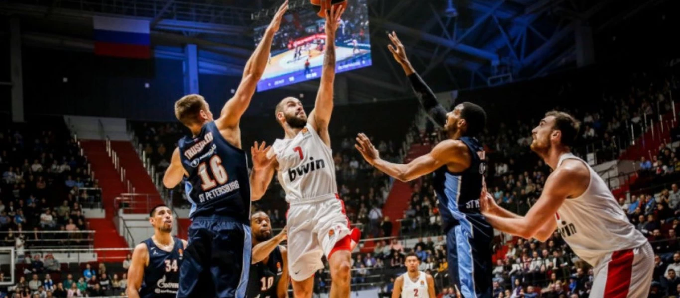 Ολυμπιακός: Ηττήθηκε από τη Ζενίτ - «Γκρεμίζονται» τα όνειρα για 8αδα